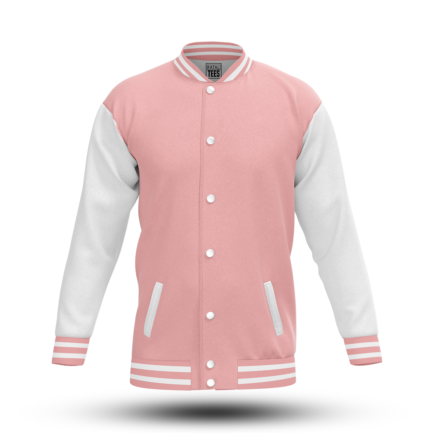 Pink Varsity Jacket for Men & Women | Classic Style