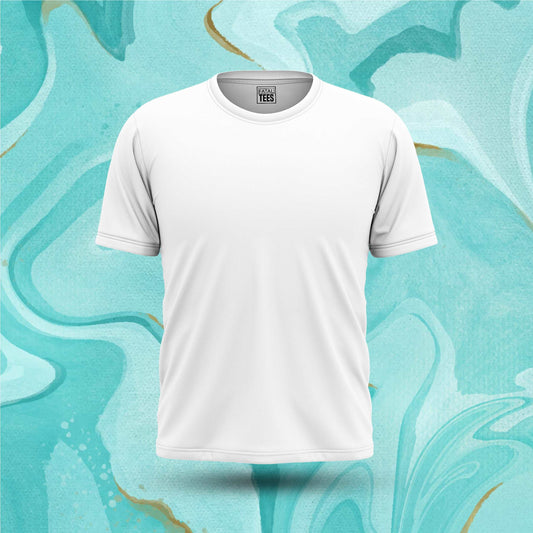 Milky White Plain Tee Fatal Tees