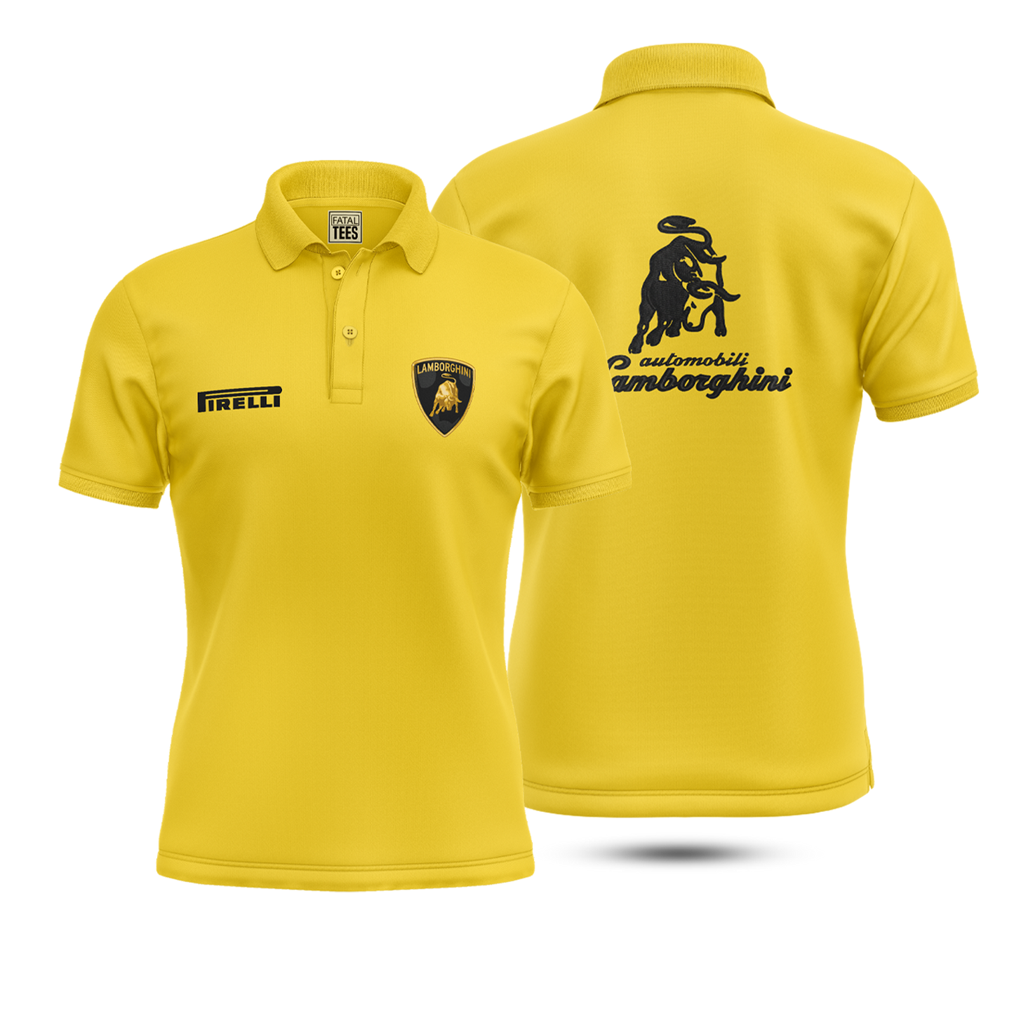 Lamborghini F1 Polo Shirt | Fatal Tees Racing Collection