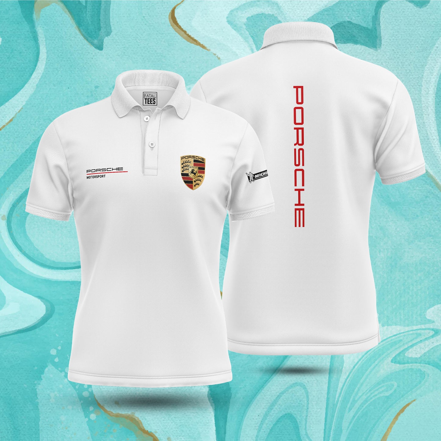 Porsche F1 Polo Shirt | Fatal Tees Racing Collection