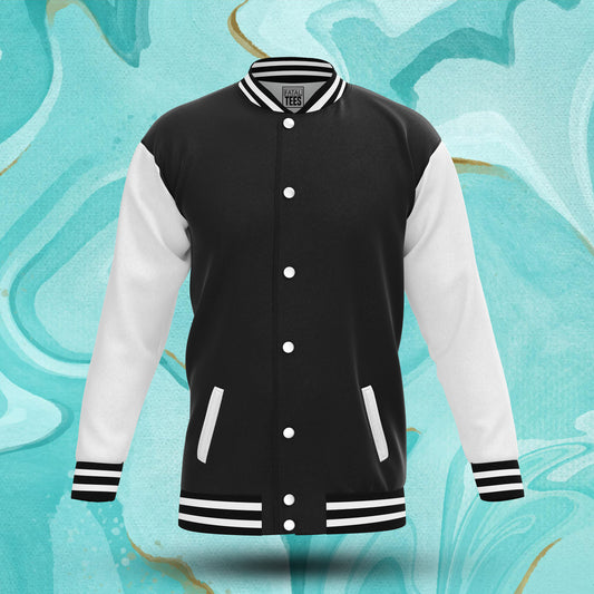 Black Varsity Jacket for Men & Women | Classic Style
