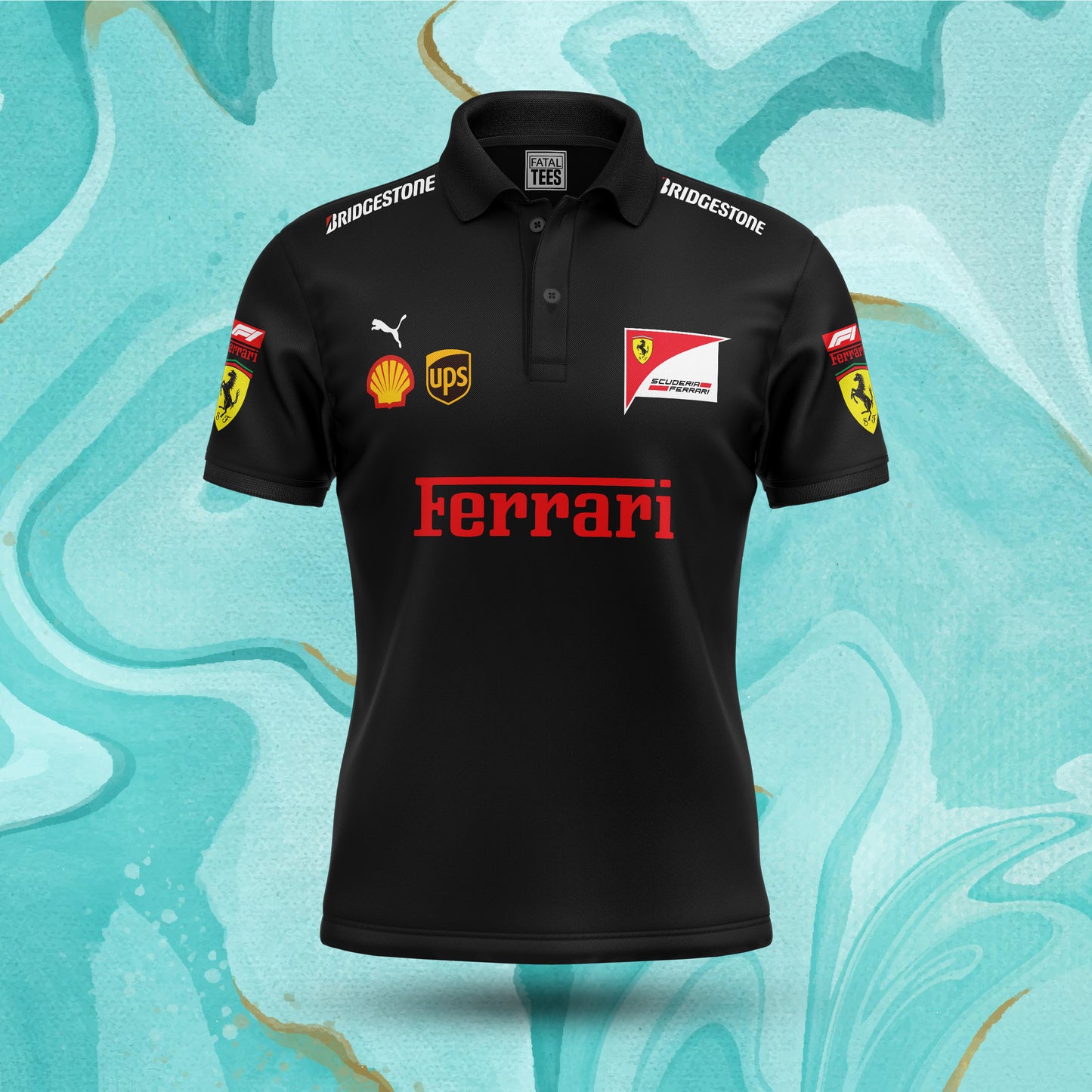 Ferrari F1 Polo Shirt | Fatal Tees Racing Collection