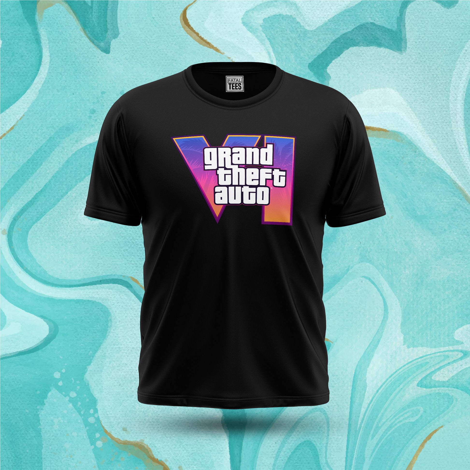 GTA VI t-shirt in Pakistan with Vice City design