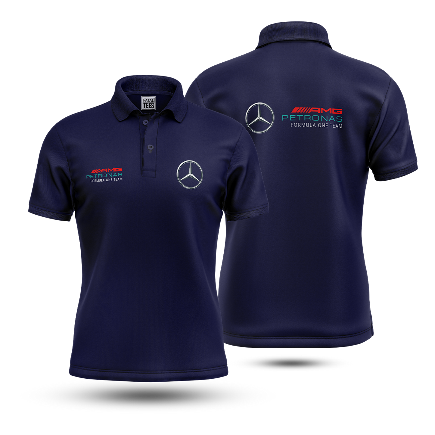Mercedes F1 Polo Shirt | Fatal Tees Racing Collection