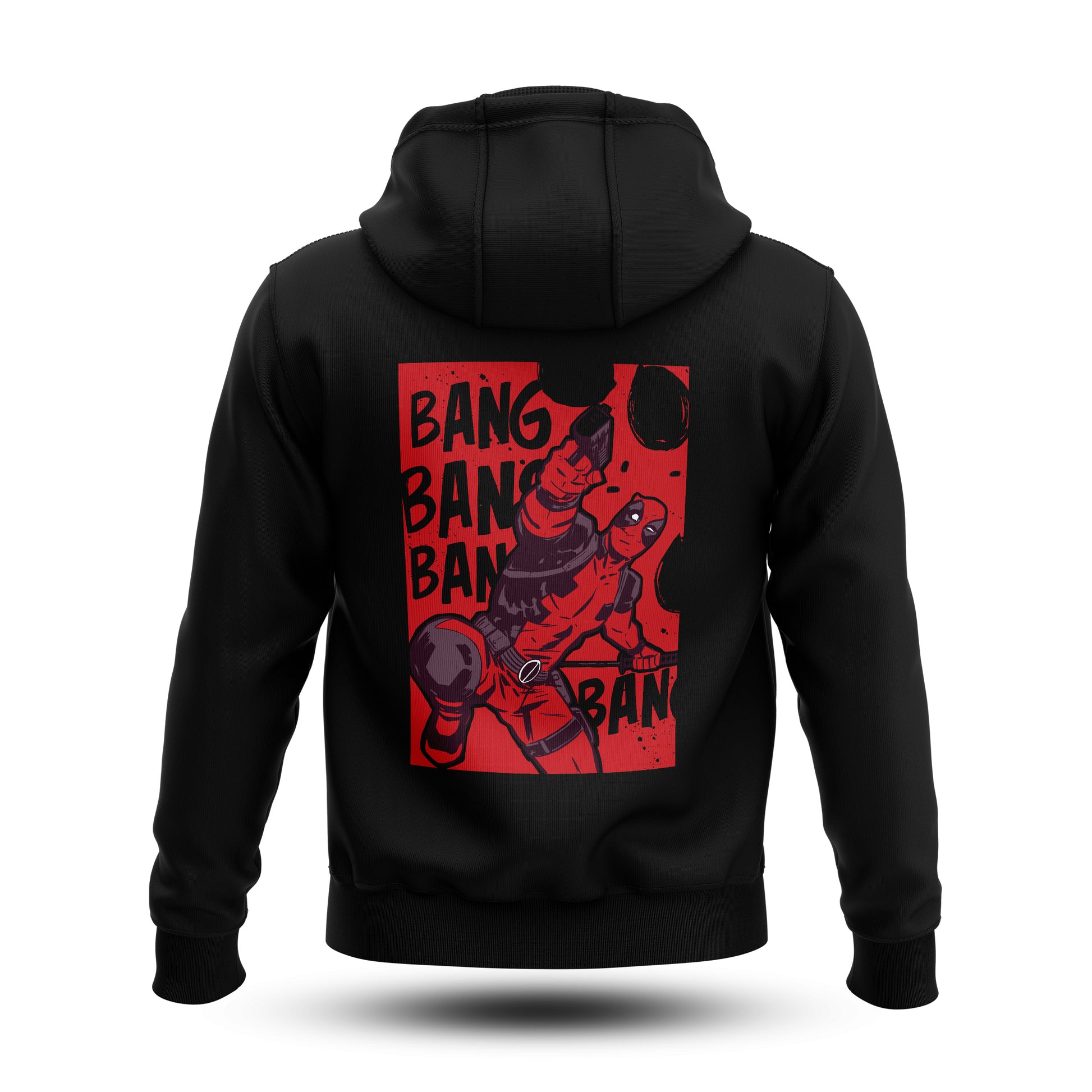 Deadpool Bang (Black) Hoodies Fatal Tees