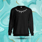 Black Panther Necklace Sweatshirt Fatal Tees