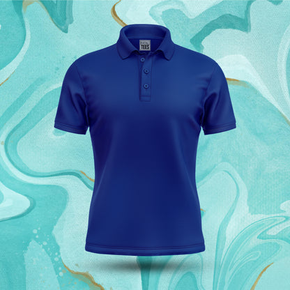 Royal Blue Polo Tee Fatal Tees