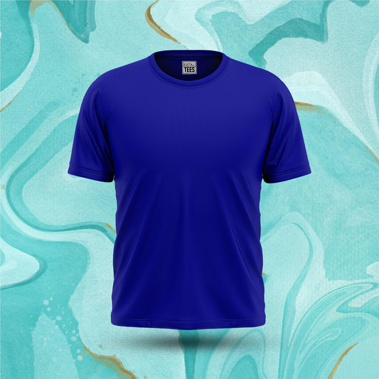 Royal Blue Plain Tee Fatal Tees