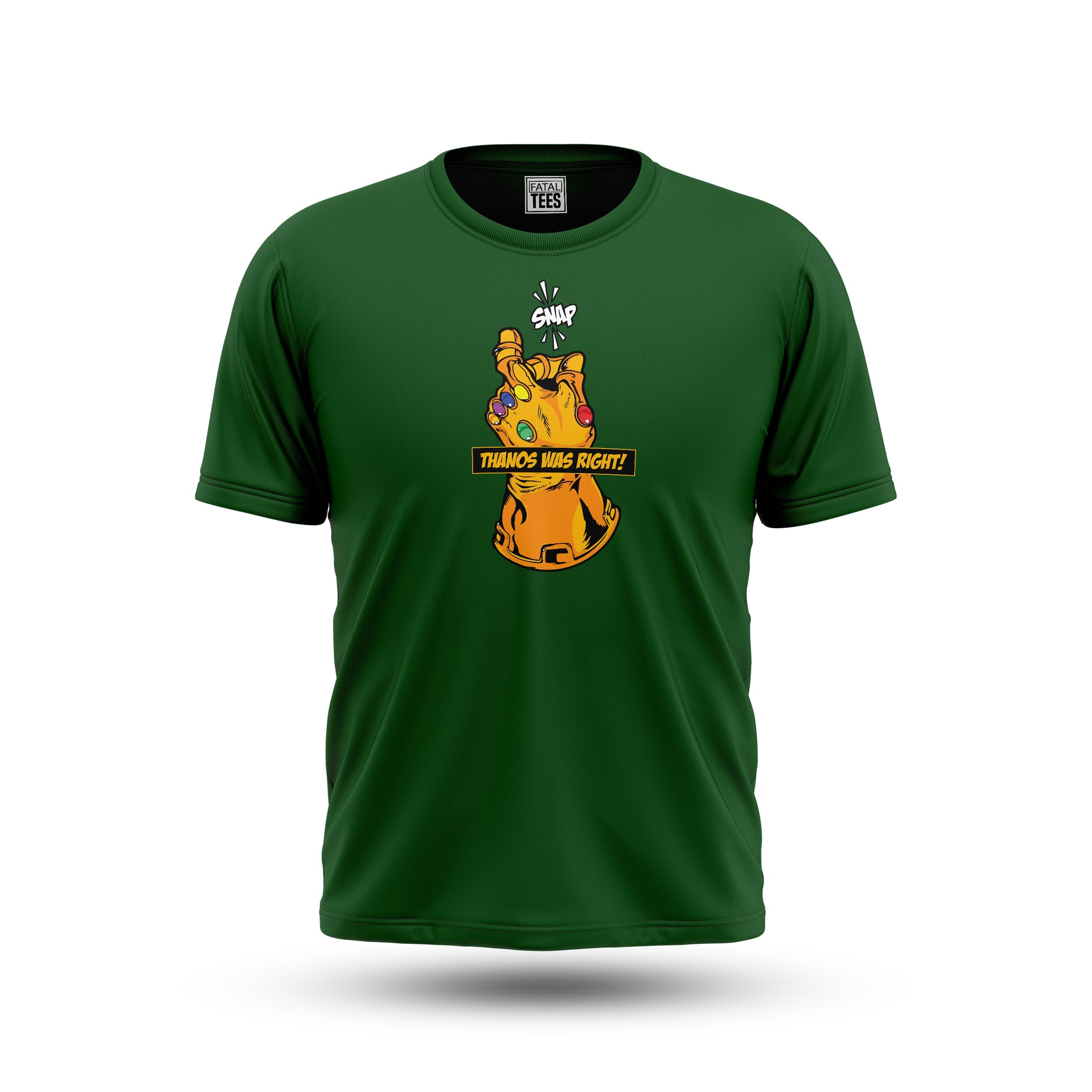 Thanos Was Right Tees Fatal Tees