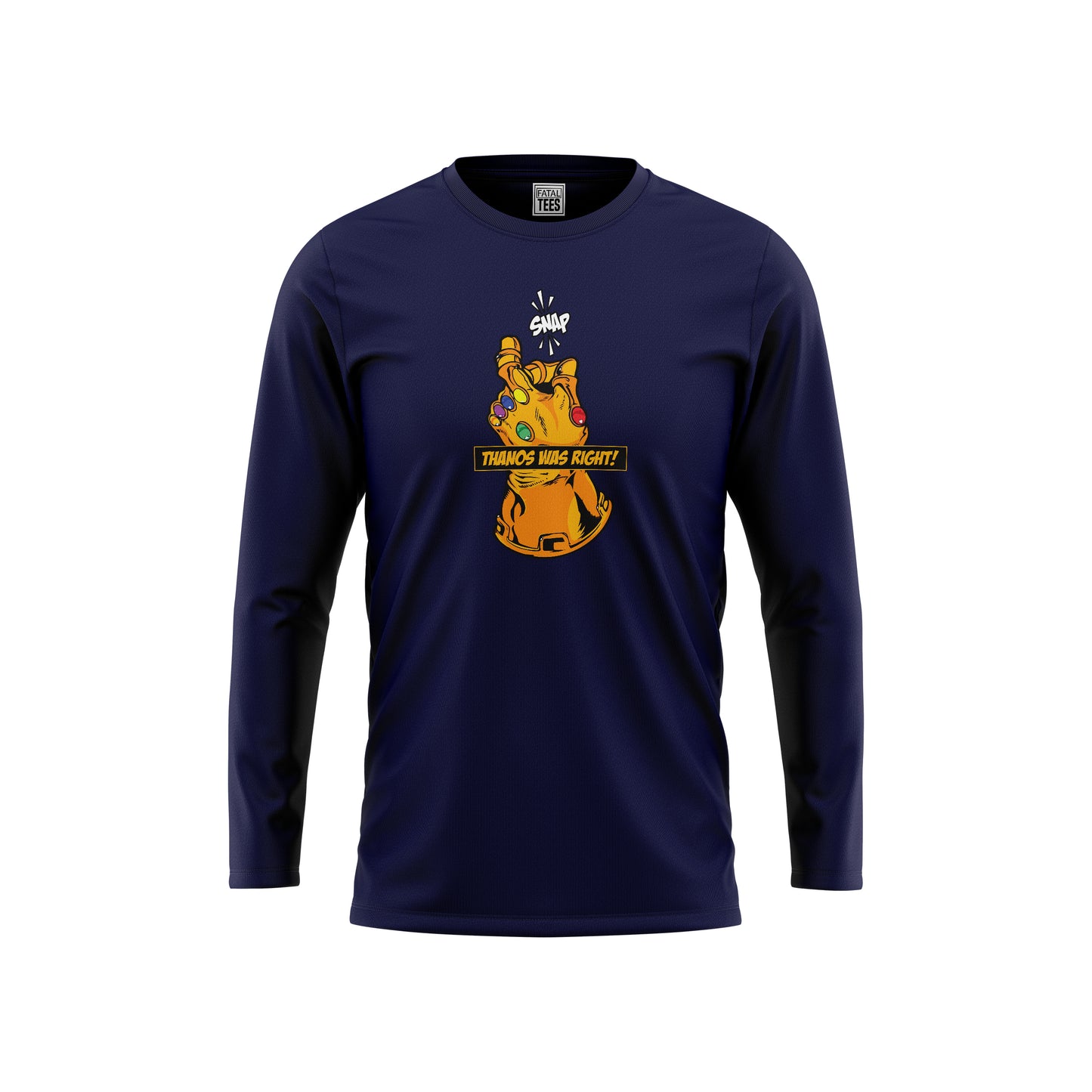 Thanos Was Right Tees Fatal Tees