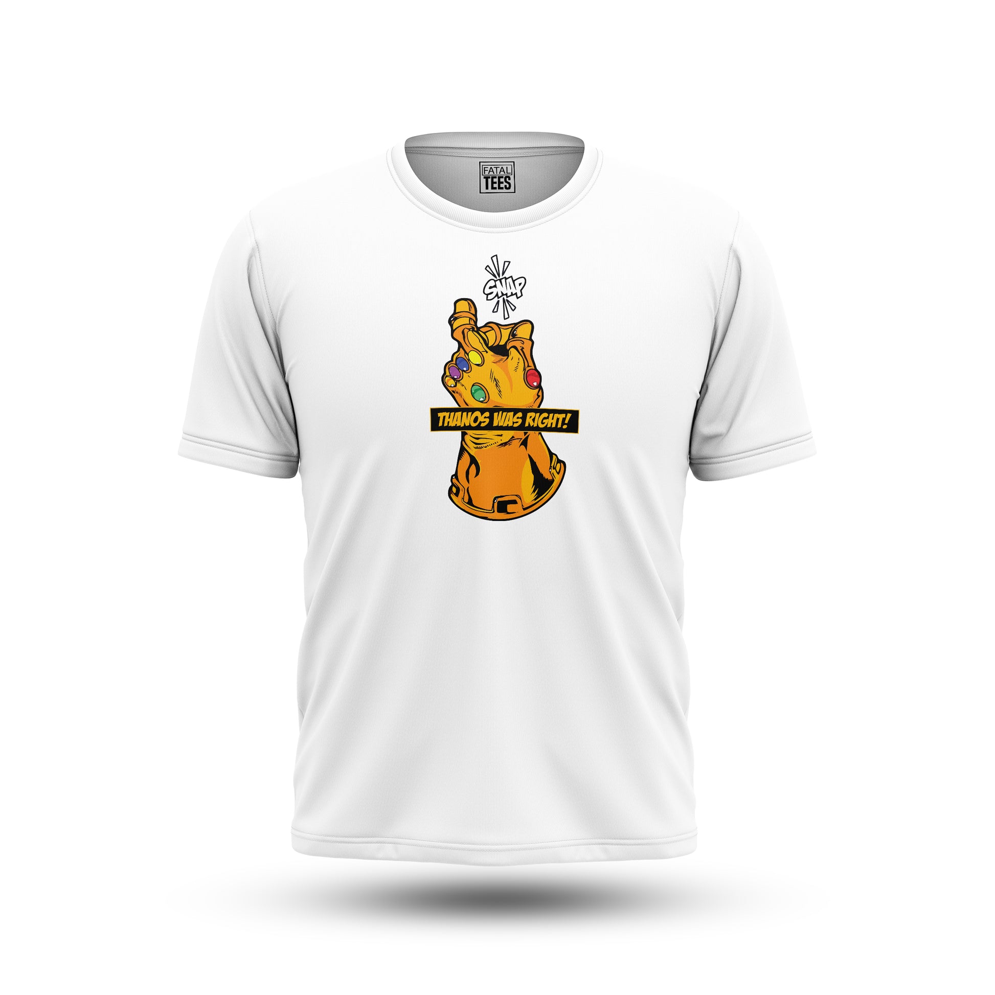 Thanos Was Right Tees Fatal Tees